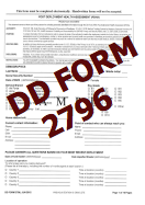What is DD Form 2795?