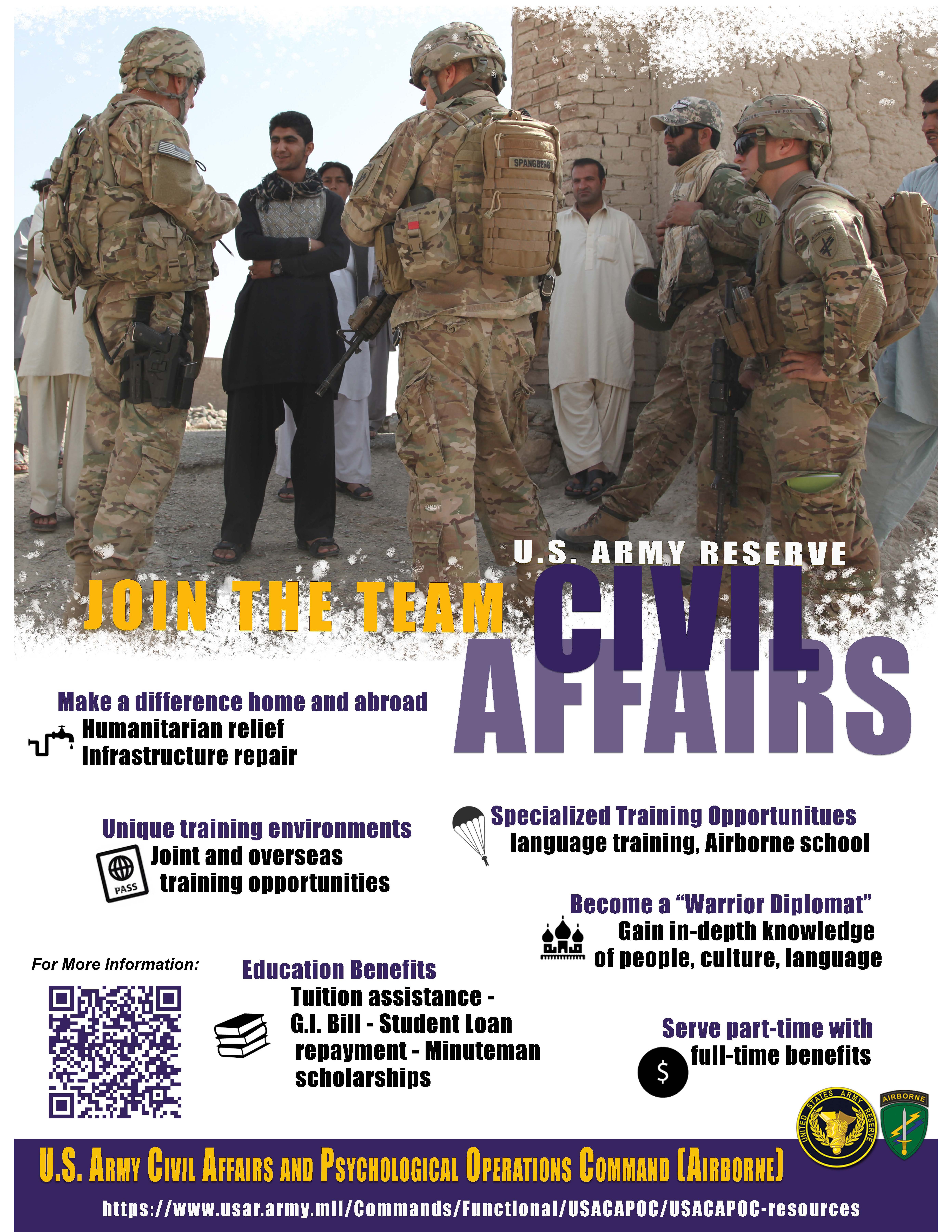 Civil Affairs Poster