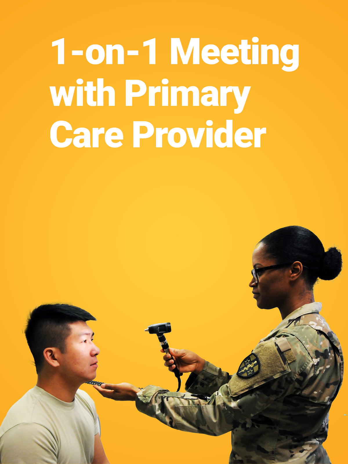 1-on-1 Meeting with Primary Care Provider